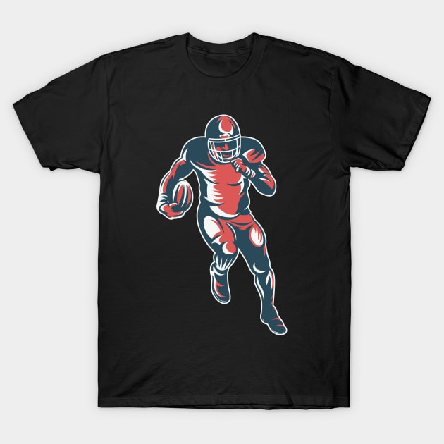 American Football T-Shirt by RMPL